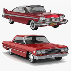 3d model plymouth fury coupe