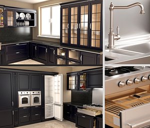 kitchen scavolini baltimore 3D model