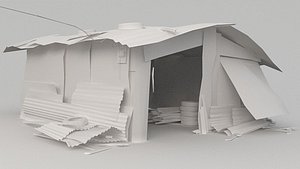 3D slum shed