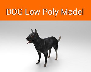 dog ready : 3d model