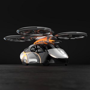 3D Flying autonomous passenger drone concept