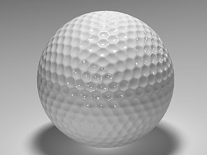 3D golf ball