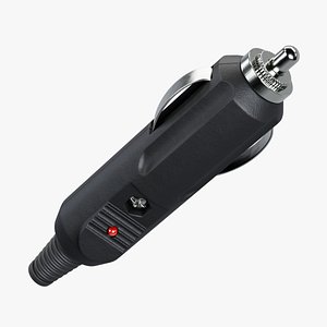 3D model Car DC Power Plug