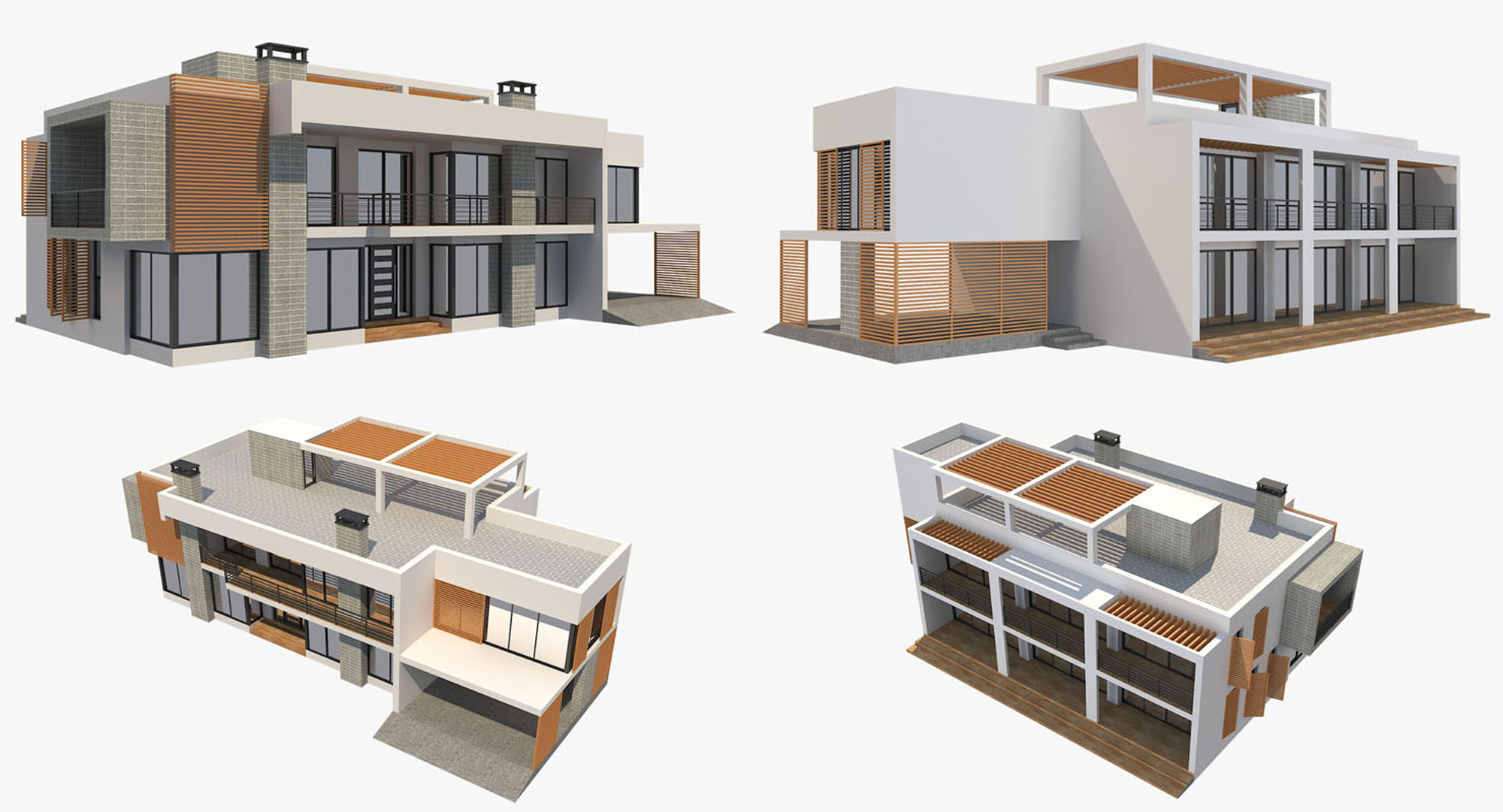 3D model house modern - TurboSquid 1368351