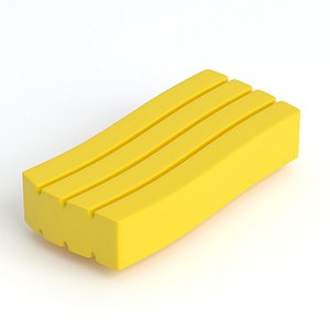 Polymer Modeling Clay yellow 3D