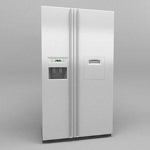 3d model refrigerator kitchen