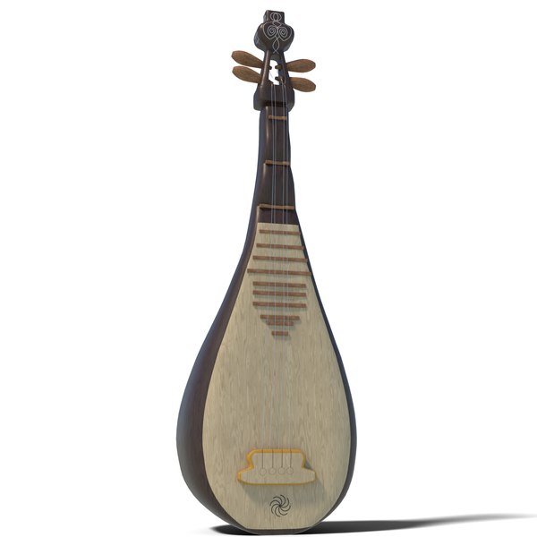 Chinese Stringed Instrument Pipa 3D 모델 - TurboSquid 2083250