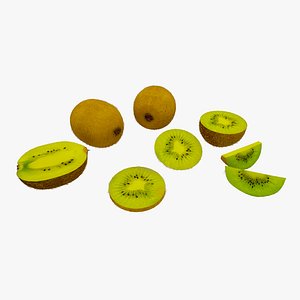 kiwi fruits 3D model