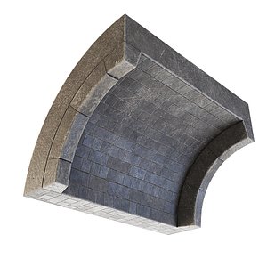 Dungeon Wall Top 3D model