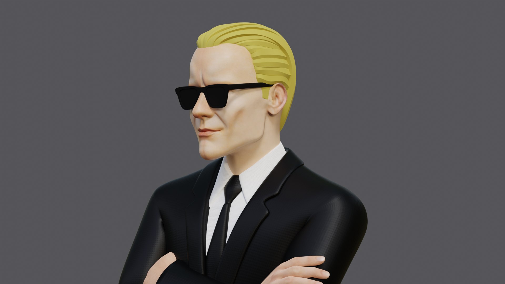 Max Headroom 3D Full Character 3D Model - TurboSquid 2179499
