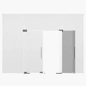 3D door glass office