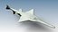 3d model sawfish fish