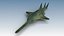 3d model sawfish fish