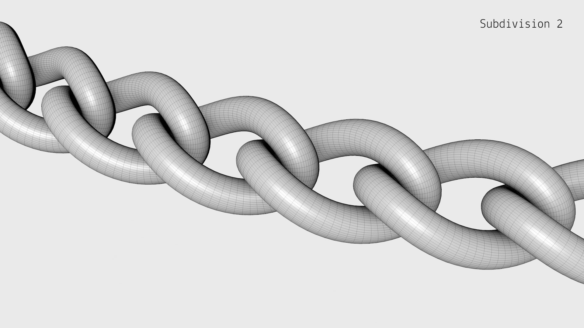 Chain Necklace NL001-1.5 3D model - TurboSquid 1732632