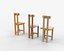 Modèle 3D du tabouret Boden