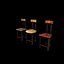 Modèle 3D du tabouret Boden