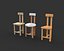 Modèle 3D du tabouret Boden