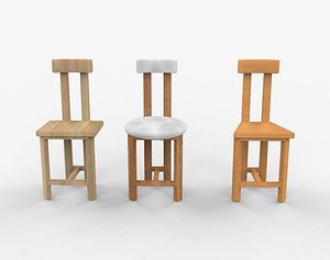 Boden Stool 3D model model