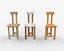 Modèle 3D du tabouret Boden
