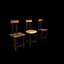 Modèle 3D du tabouret Boden