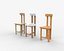 Modèle 3D du tabouret Boden