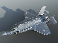Lockheed Martin F-35A Lightning II rigged