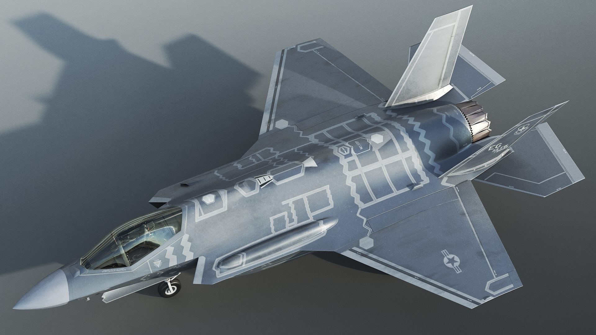 Lockheed Martin F-35A Lightning II rigged 3D model https://p.turbosquid.com/ts-thumb/Mz/SLdFH4/pF/f35_01/jpg/1630954546/1920x1080/fit_q87/8d3df3b63ed809f85cb8fc01f692773449e2b20c/f35_01.jpg