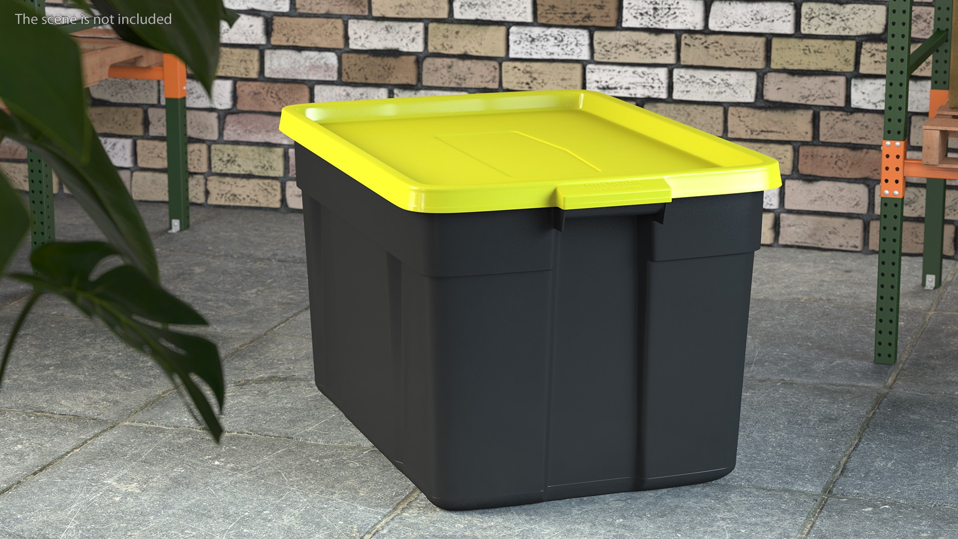 3D Polyethylene Storage Bin 25 Gallon - TurboSquid 1799607