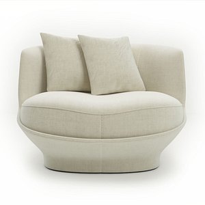 chair armchair giorgetti 3D