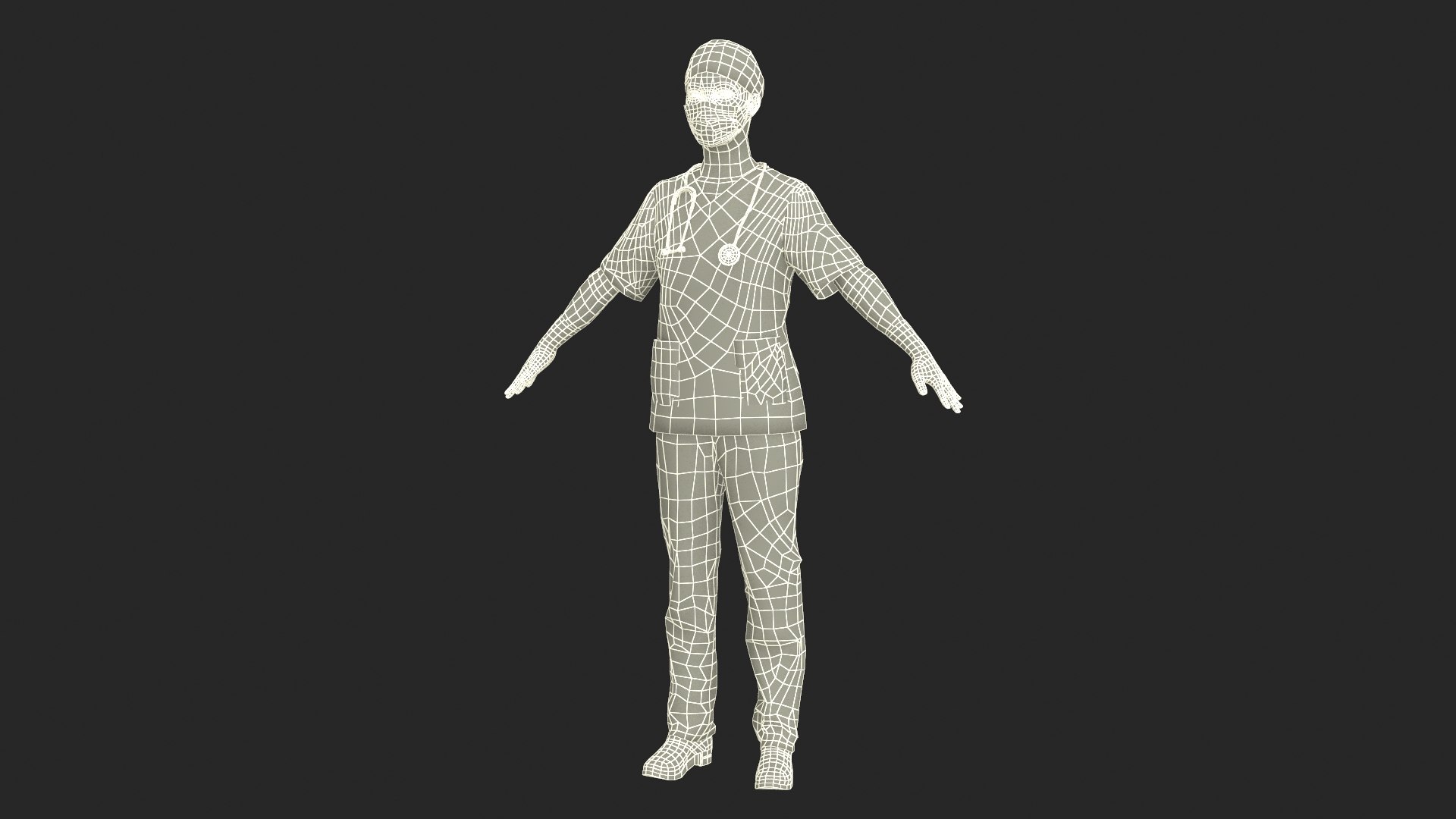 3D model Female Nurse with Stethoscope and Surgical Mask Rigged for Maya https://p.turbosquid.com/ts-thumb/Mz/XixTJ7/Xt/female_nurse_with_stethoscope_and_surgical_mask_rigged_021/jpg/1719406156/1920x1080/fit_q87/02a1805c563e7de4756393ea833b08f7bc2d0168/female_nurse_with_stethoscope_and_surgical_mask_rigged_021.jpg