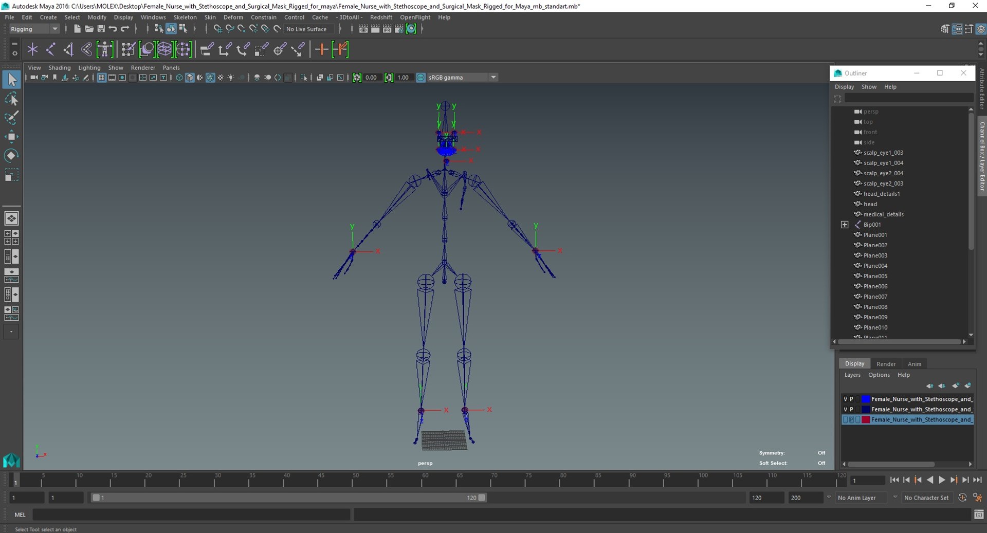 3D model Female Nurse with Stethoscope and Surgical Mask Rigged for Maya https://p.turbosquid.com/ts-thumb/Mz/XixTJ7/sr/female_nurse_with_stethoscope_and_surgical_mask_rigged_for_maya_1005/jpg/1719406159/1920x1080/fit_q87/301eb8b7fc806d4f2f8e8220599ec3c4be58f7db/female_nurse_with_stethoscope_and_surgical_mask_rigged_for_maya_1005.jpg