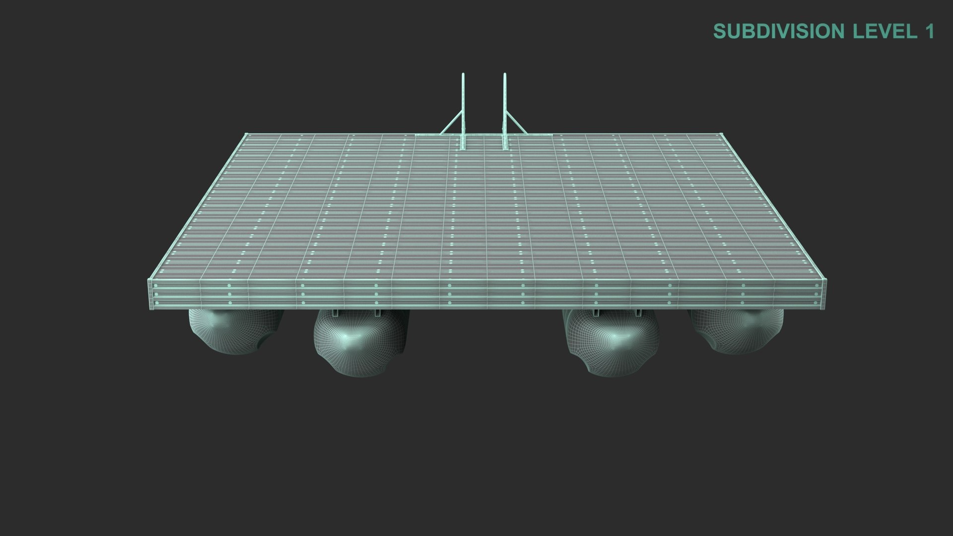 3D Pontoon Raft - TurboSquid 2206622