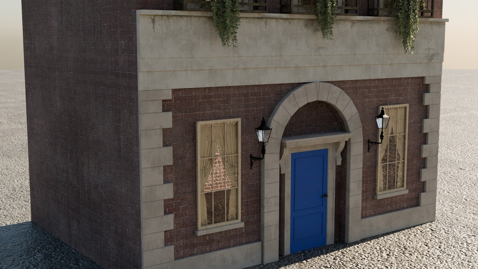 New York Style Old Building Realistic Exterior 3D Model - TurboSquid ...