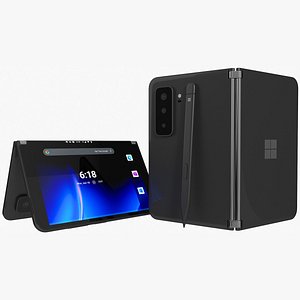 Microsoft Surface Duo 2 Rigged with Slim Pen 2