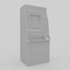 bank atm kiosk 3d max