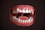 3D model teeth mouth character