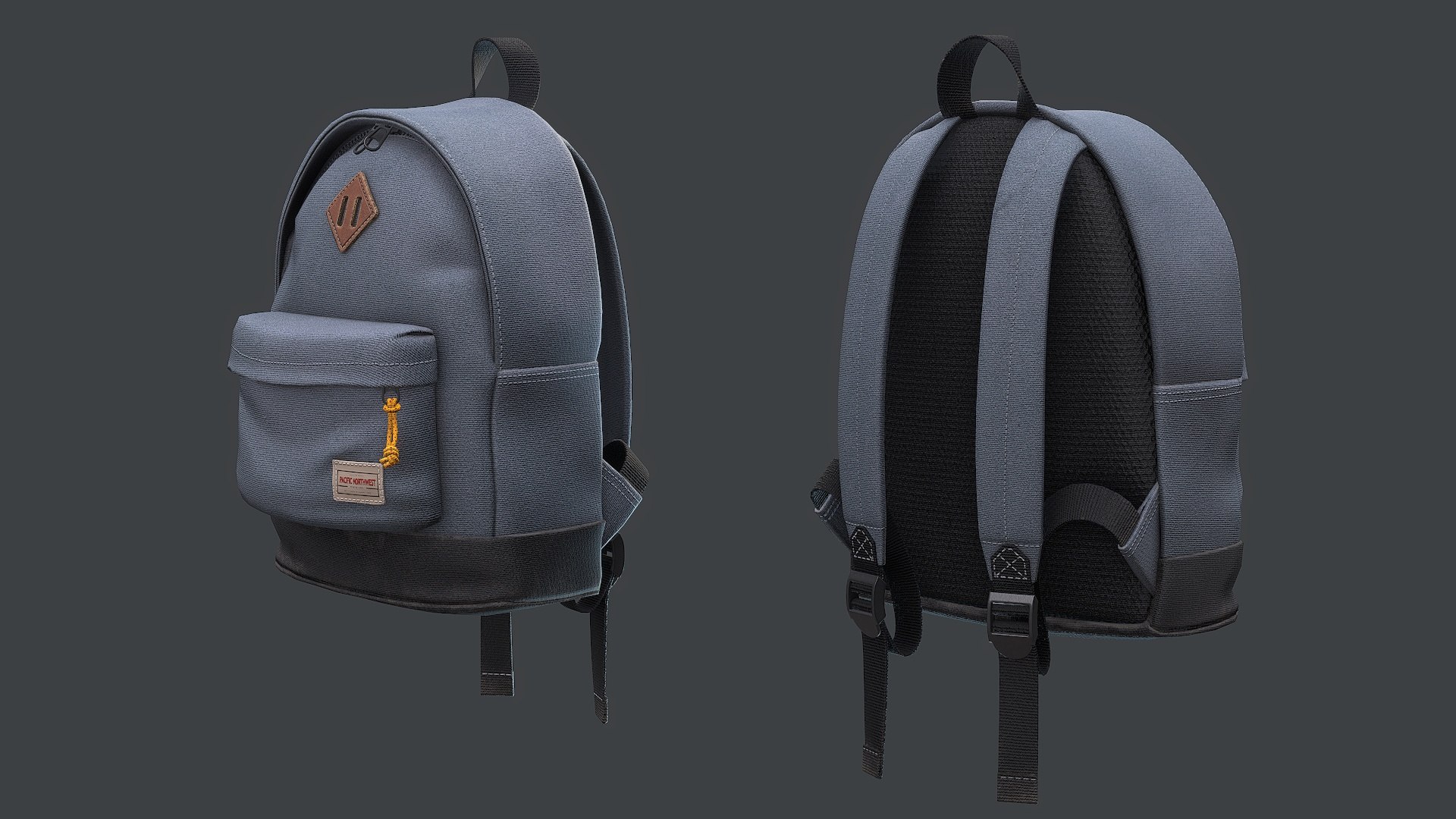 3D School Backpack - Game Ready - TurboSquid 1875756