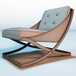 nube italia rest armchair 3D model