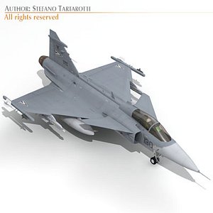 Saab JAS 39 Gripen 3D Models for Download | TurboSquid