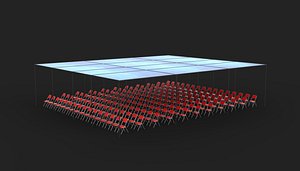 3D Wedding Tent 3D model