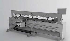 A side drilling machine 3D model