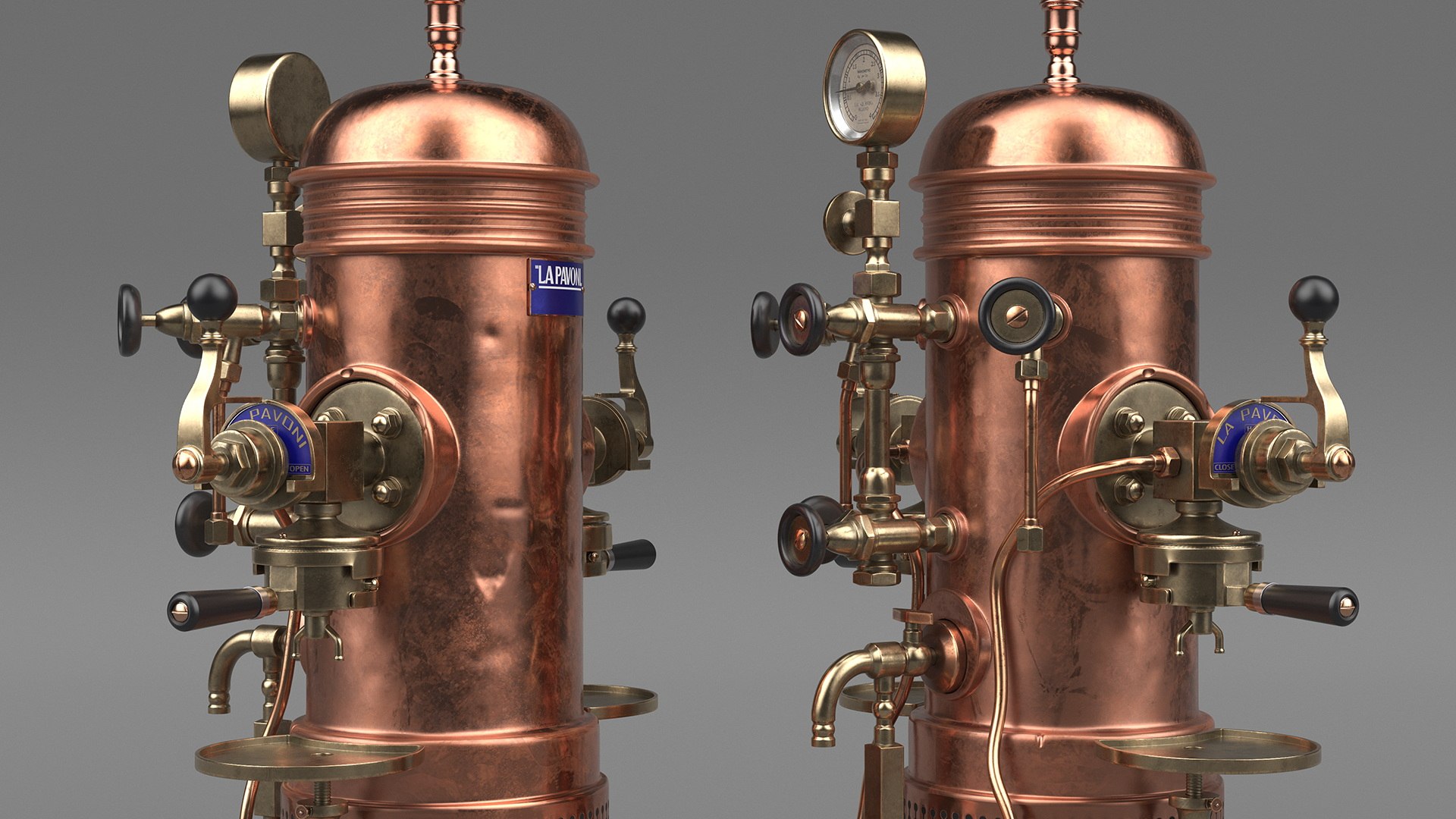 3D La Pavoni Vintage Copper Espresso Machine https://p.turbosquid.com/ts-thumb/Mz/s7OS8U/KH/lapavonivintagecopperespressomachine3dsmodel007/jpg/1726200499/1920x1080/fit_q87/c55e9041ec9ef0d4c5954d3ba4d02e0187fface8/lapavonivintagecopperespressomachine3dsmodel007.jpg