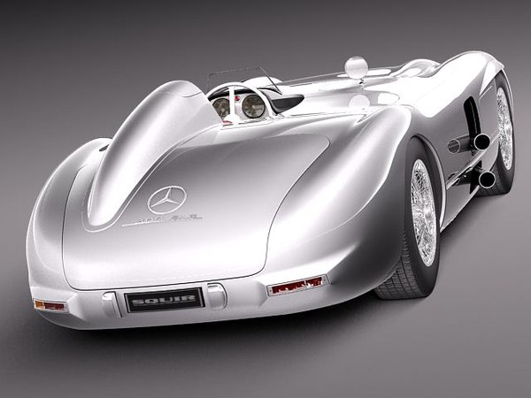 Mercedes-benz Mercedes 300 Slr 3d Obj