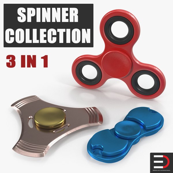spinners fidget hand 3D model