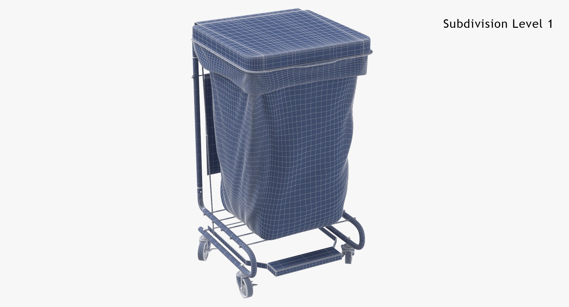 3D Linen Hamper Full And Empty TurboSquid 1925431