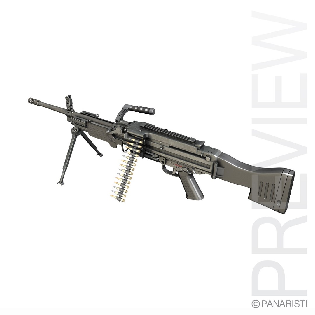 5 Mg Light Machine Gun 3d Model