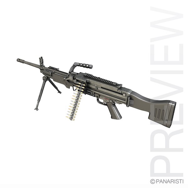 5 mg light machine gun 3d model