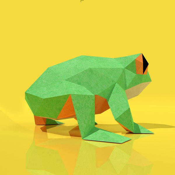 modelo 3d RANA BAJA POLY - TurboSquid 1861943