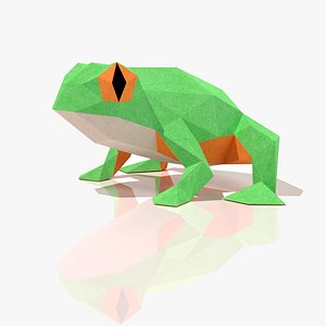 FROG LOW POLY 3D model