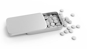 medicine pill box 3D